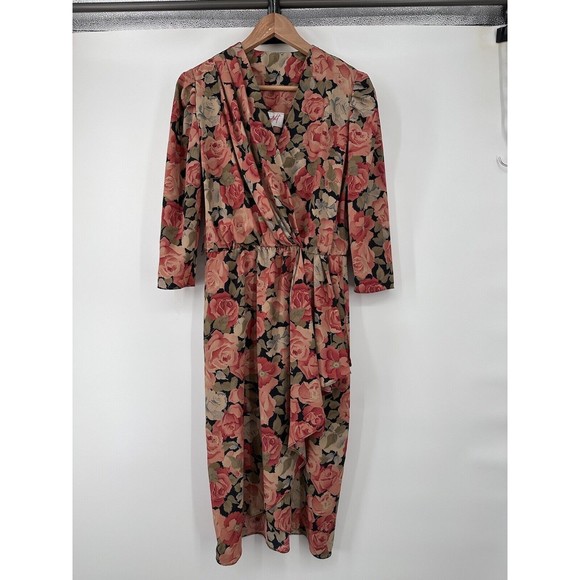 Scarlet  Made In USA and Pink Floral Garden Justine Dress - Picture 10 of 10